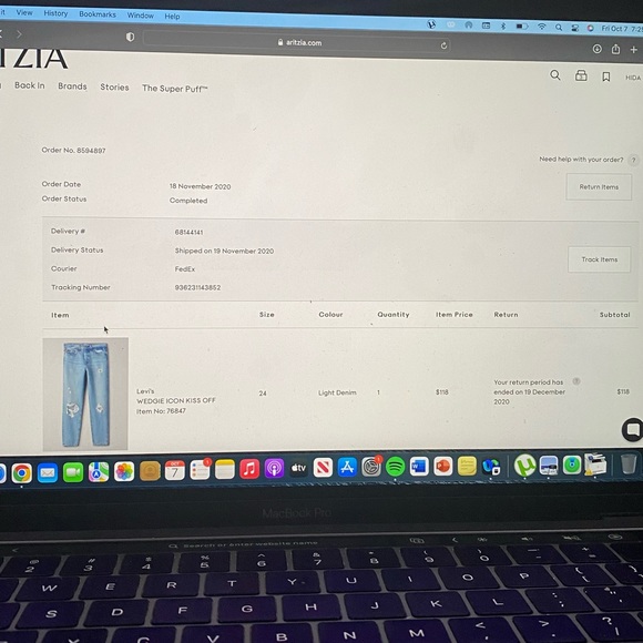 Levi’s Wedge Straight Leg Jeans in size 24 - Picture 6 of 6